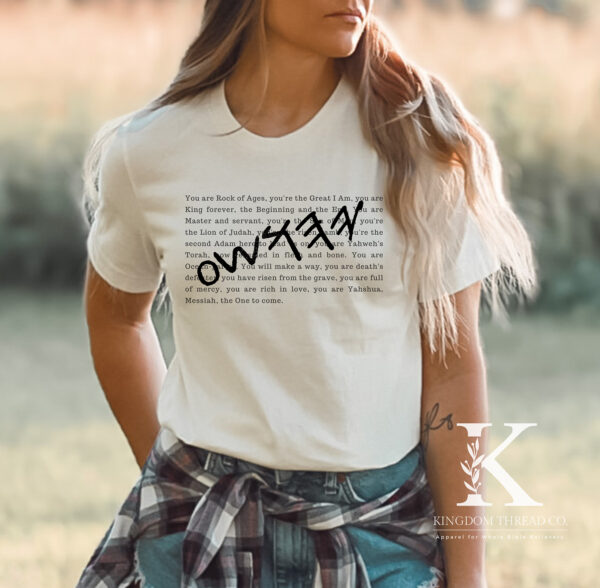 1000 Names Yahshua Paleo Hebrew - Unisex Softstyle T-Shirt