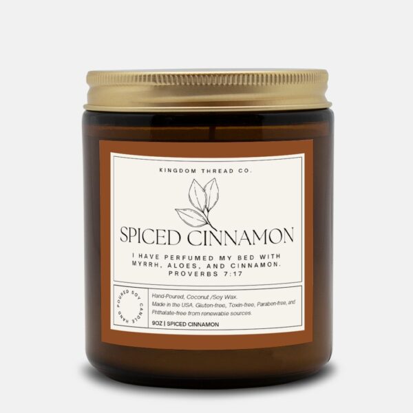 Spiced Cinnamon - Hand Poured Coconut/Soy Wax Candle - Image 3