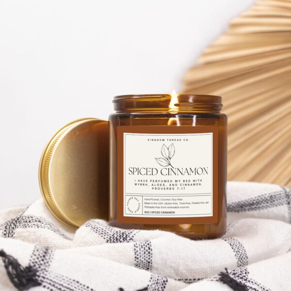 Spiced Cinnamon - Hand Poured Coconut/Soy Wax Candle - Image 4