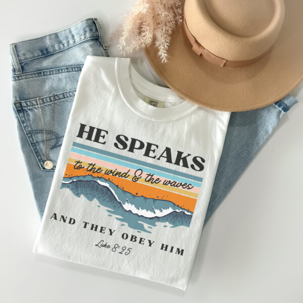 The Wind & Waves - Unisex Garment-Dyed T-shirt - Image 2