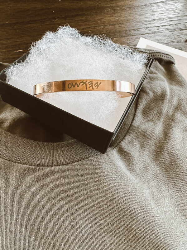 Yahshua Paleo Hebrew Cuff Bracelet - Image 2