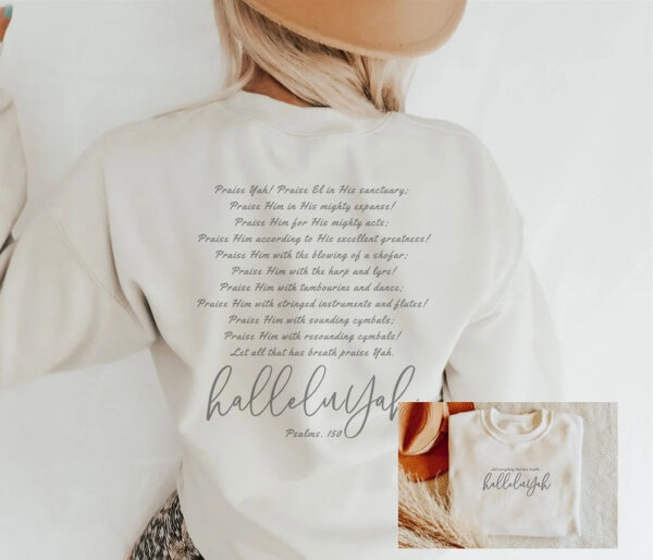Let Everything that has Breath HalleluYah - Crewneck Sweatshirt