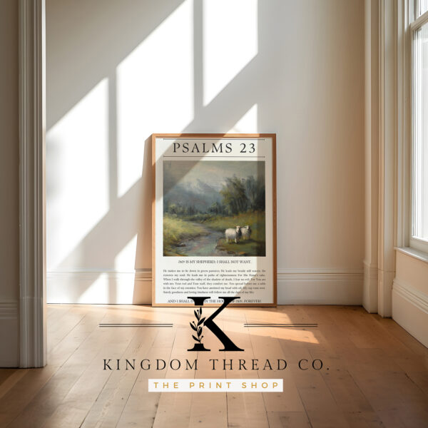 Psalms 23 - Scripture - Fine Art Prints - Image 3