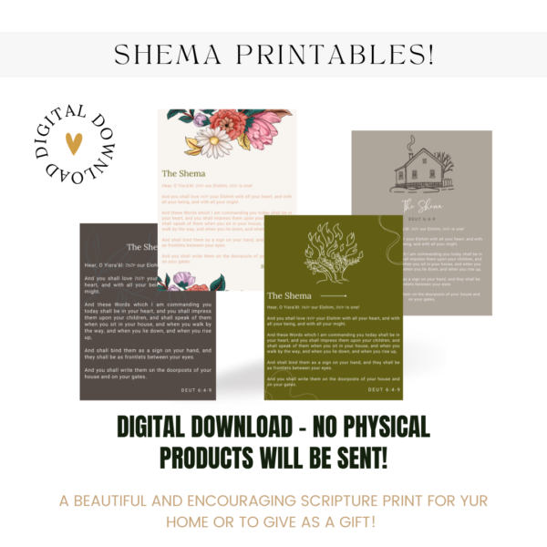 Shema Scripture Digital Printables - Set of 4 - Image 7