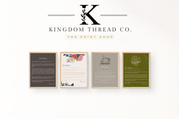 Shema Scripture Digital Printables - Set of 4