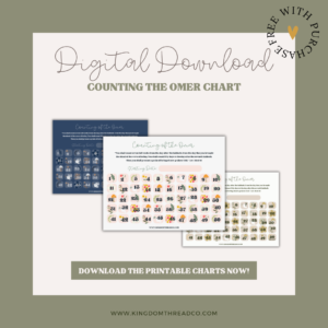 Counting the Omer - The countdown to Shavuot - Printable Charts