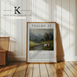 Psalms 23 - Scripture - Fine Art Prints