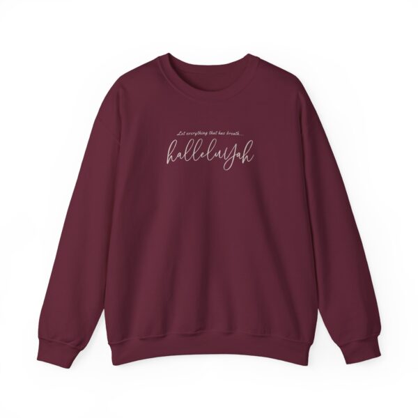 Let Everything that has Breath HalleluYah - Crewneck Sweatshirt - Image 7