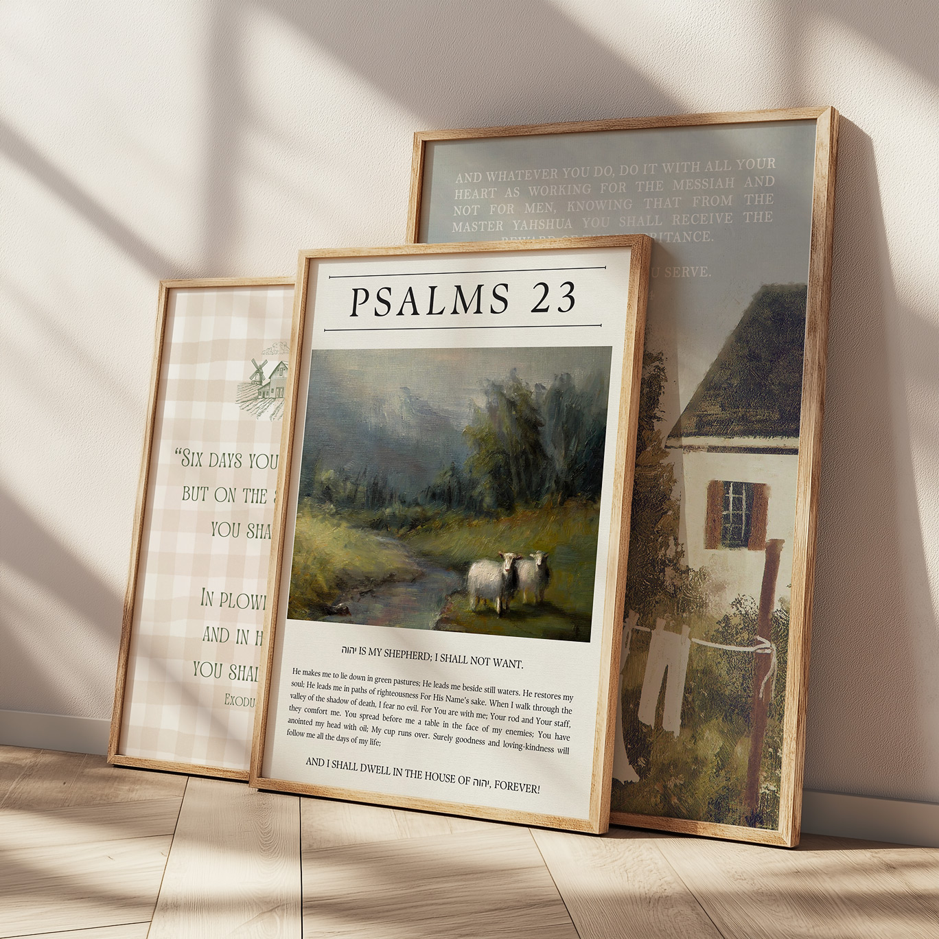 Seventh Day Rest - Fine Art, Vintage Scripture Print & Canvas - Image 4