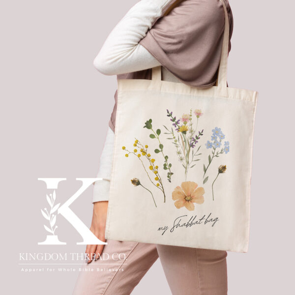 My Shabbat Bag  /  Eco-Friendly Cotton Canvas Tote Bag