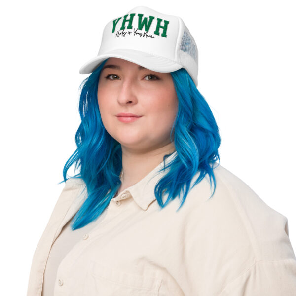 YHWH | Holy is Your Name | Foam trucker hat - Image 12