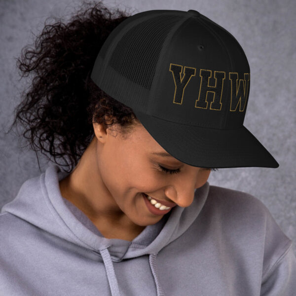 YHWH | Inspirational | Puff Embroidery Trucker Cap - Image 4