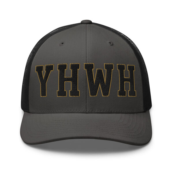YHWH | Inspirational | Puff Embroidery Trucker Cap - Image 7
