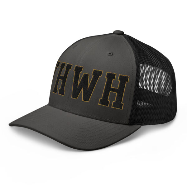 YHWH | Inspirational | Puff Embroidery Trucker Cap - Image 8