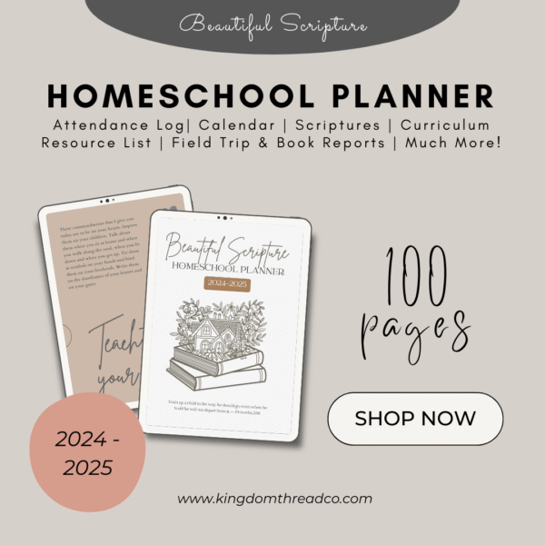 Beautiful Scriptures Homeschool Planner - Image 3