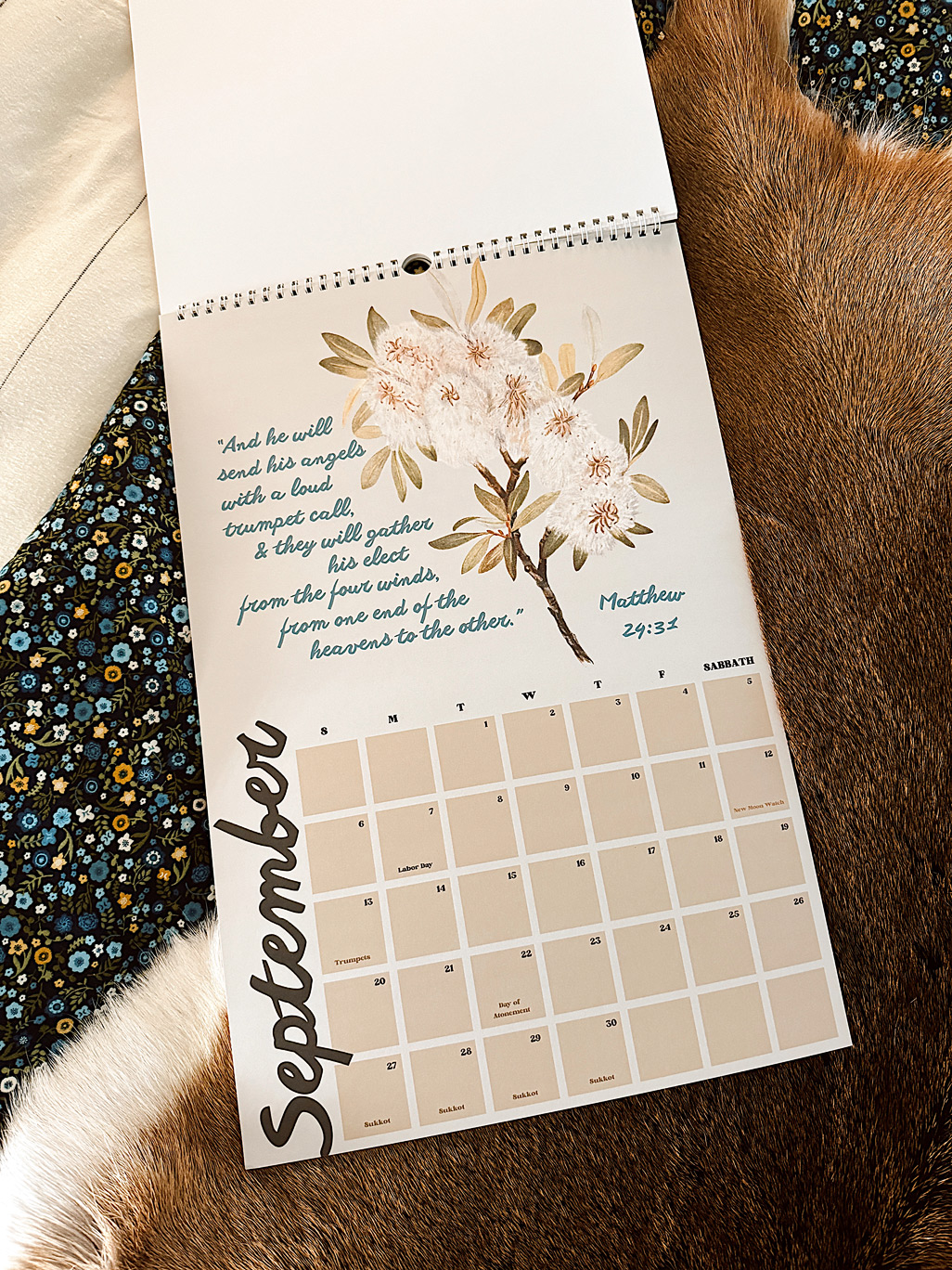 2026 Beautiful Scriptures Wall Calendar - Image 5