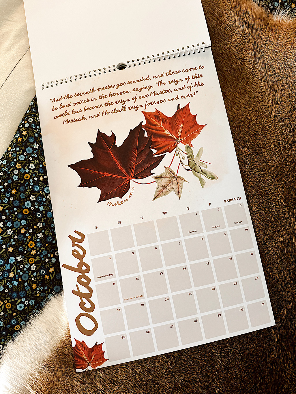 2026 Beautiful Scriptures Wall Calendar - Image 8