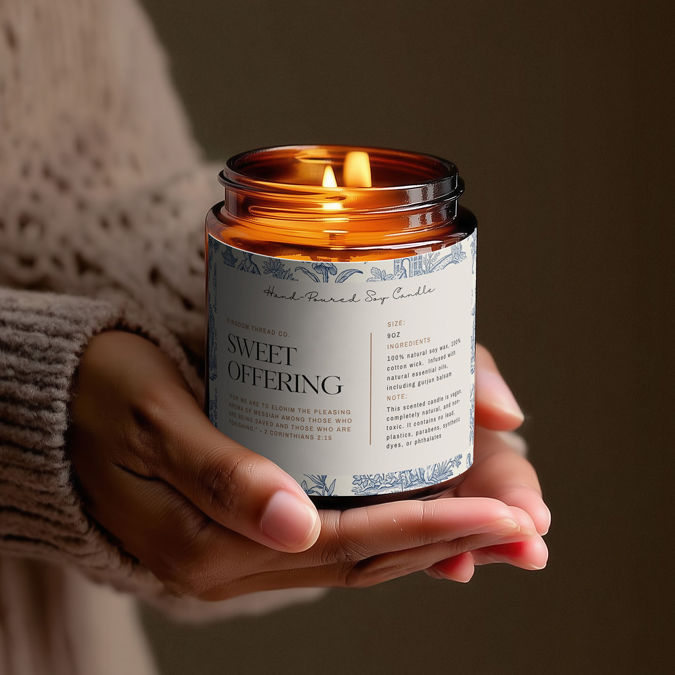 Sweet Offering - Hand Poured Soy Wax Candle - Image 3