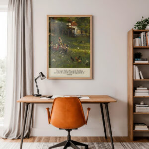 Train Up a Child — Vintage Children’s Room Scripture Art (Proverbs 22:6)